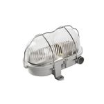 Interlight Bulkhead Bulley Grijs Thermoplast max. 25W | 170x125mm - IP54 - Geschikt voor 1x E27