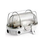 Interlight Bulkhead Bulley Wit Bakelite max. 25W | 170x125mm - IP54 - Geschikt voor 1x E27