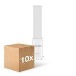 Voordeelpak 10x Noxion Lucent PL-S LED 4.3W - 840 Koel Wit | 4-Pin - Vervangt 9W