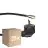 Voordeelpak 25x Noxion Power Voedingskabel Zwart - Schuko Europlug + Open uiteinden - 2m - 3 pole 0,75mm2