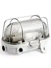 Interlight Bulkhead Bulley Wit Bakelite max. 25W | 170x125mm - IP54 - Geschikt voor 1x E27