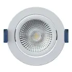 EcoDim Inbouw Spot Wit 6W 450lm 60D 827- 860 Afstembaar Wit | RGB - 85mm - Zaagmaat 75mm - IP54 - Zigbee Dimbaar